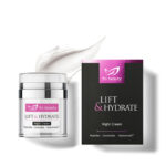 Finclub nawilżanie regeneracja redukcja zmarszczek Ceramidy & Skwalan Olej z pestek winogron & Masło Shea Kwas hialuronowy niskocząsteczkowy & Hydromanil Niacynamid & Betaina peptydy Ksylitol & Trehaloza Witamina E (octan)