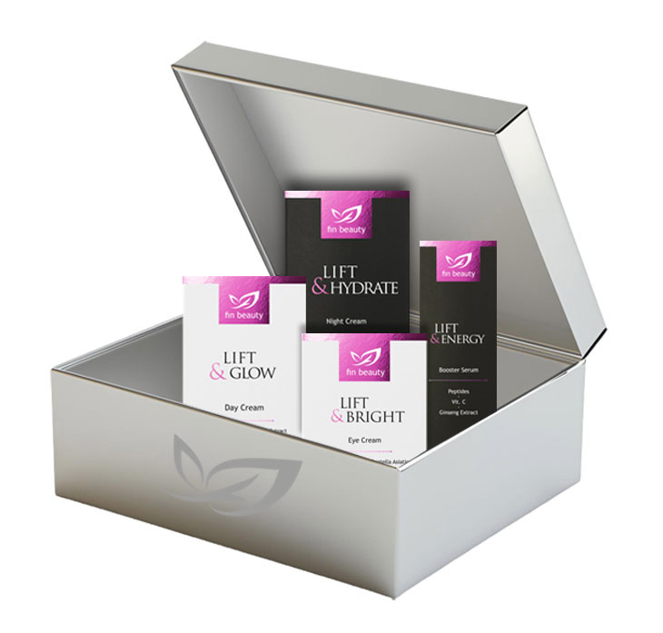 zestaw-fin-beauty-lift-4-original Finclub krem dzień noc pod oczy serum